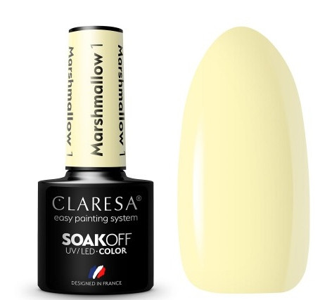  Hybrid nail polish Claresa 1 marshmallow 5 ml