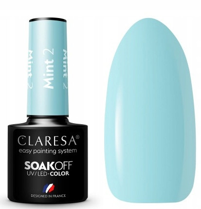  Claresa Hybrid nail polish MINT 2 5g + SHADE