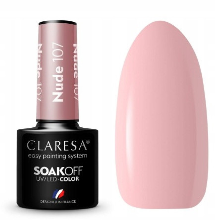  Claresa Nude 107 5ml hybrid varnish