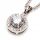  Silver Pendant 925 Pendant Large Cubic Zirconia