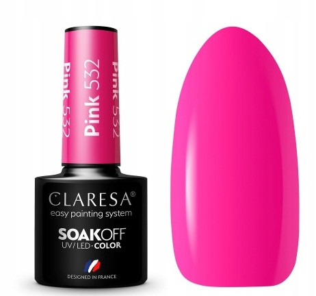  Claresa Pink 532 5g hybrid varnish