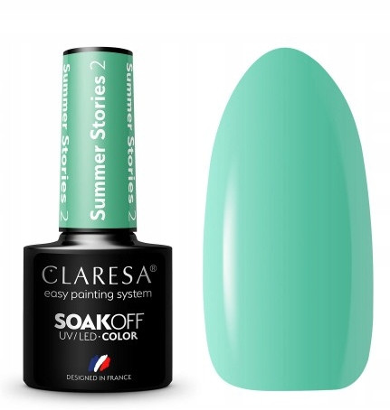  CLARESA Summer stories 2 hybrid nail polish