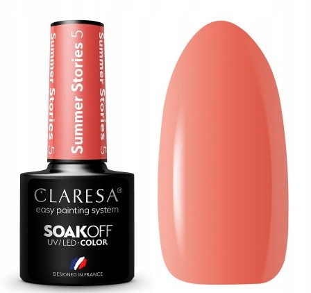  CLARESA Summer stories 5 hybrid nail polish