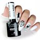  CLARESA HYBRID NAIL POLISH UV/LED WHITE 1000 WHITE