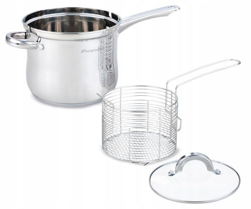  Pot for frying French fries Kamille KM5852 Silver 3.5 l