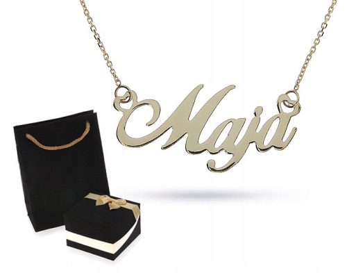  Gold pendant* name MAJA girl* wife* LgZN213