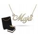  Gold pendant* name MAJA girl* wife* LgZN213