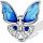  MD CHARMS pendant blue BUTTERFLY butterfly | S925