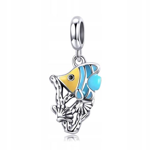  Charms Silver 925 Ocean Reef Underwater World Fish