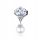  Charms Silver 925 Shell Shell Pearl and Zircons