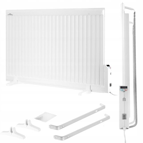  Electric oil radiator 1800 W LCD ELPE white panel 50x114cm