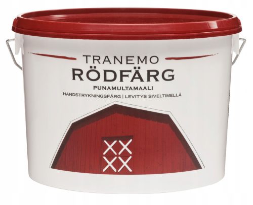 PEINTURE SUÉDOISE POUR FAÇADES EN BOIS, ROUGE, 10L