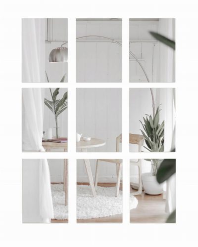  BD Art wall mirror, rectangular, 210 x 300 mm