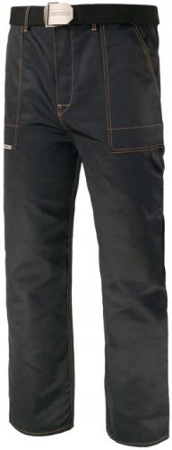 ART.MAS Long Work Trousers GrandMaster Men's Waist Length Work Trousers, Black, Size 48