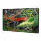 Images sur le mur, peinture photo sur toile, jardin japonais, 100x70 cm