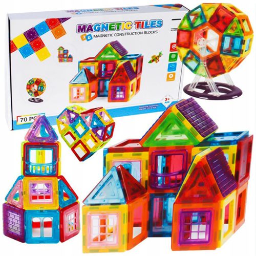  AIG Magnetic Tiles 3D magnetic blocks 70 pieces