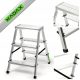  Kadax aluminum ladder 1 x 3 up to 125 kg