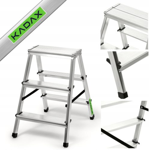  Kadax aluminum ladder 1 x 2 up to 125 kg