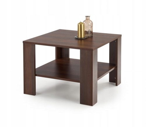  Halmar Kwadro square bench 70 x 70 x 53 cm walnut