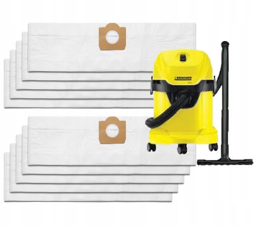  Plastic vacuum cleaner bags WD 3.200 5 pcs.