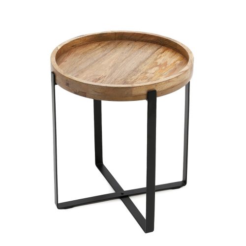  Homela BASIC round coffee table 42 x 42 x 45 cm black