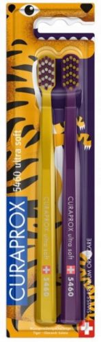  Curaprox CS 5460 Tiger toothbrushes, 2 pieces