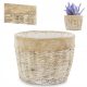  Duwen flowerpot, 17.5 cm x 17.5 x 14 cm, diameter 17.5 cm, ceramic in brown and beige tones