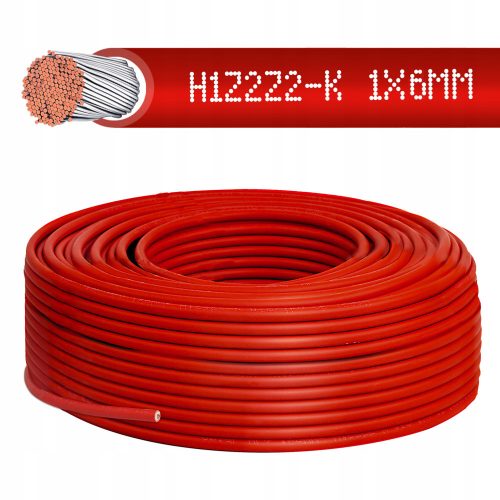 CABLE SOLAR RED WIRE 6mm2