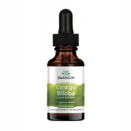  Swanson Health Products Ginkgo Biloba Liquid Extract Ginkgo Biloba 29.6 ml