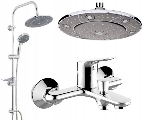 Single-lever wall-mounted bath and shower faucet series TOP Chrome