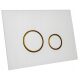 Kk-Pol VITRUM GRANDE V3 white toilet flush button