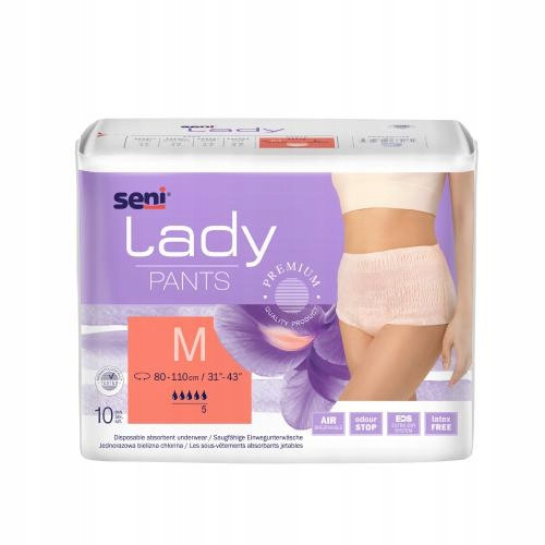  Absorbent panties for women Seni Lady Pants M 10 pcs.