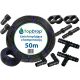  Drip hose with compensation 50m + accessories 10 pcs