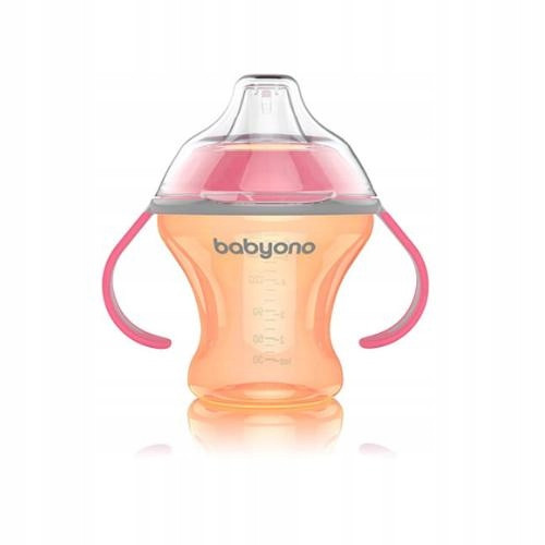  BABYONO Non-spill cup with soft spout 1456 - 180 ml