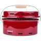  SALE Burgundy enameled tourist grill camping, barbeque, expedition