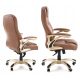  Fauteuil pivotant Halmar, tons marron