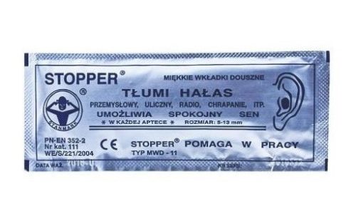 Stopper MWD-11 Anti-Noise Earplugs and Earplugs