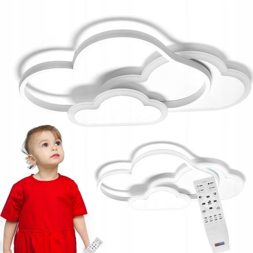  LED CEILING LIGHT FOR CHILDREN, CLOUDS 58W, REMOTE CONTROL