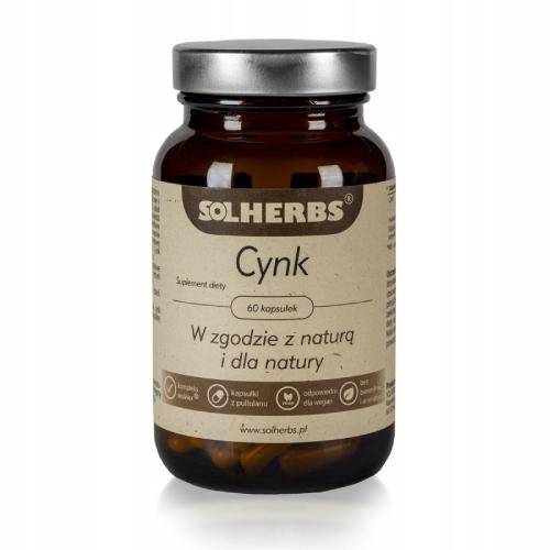  Zinc 60 Capsules - Solherbs