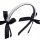  Black hairband