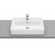 Roca Gap rectangular countertop washbasin