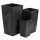  Bottle flower pot 29.5 cm x 29.5 x 55 cm, plastic, black