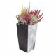  Valle Verde flowerpot 33 cm x 33 x 60 cm made of plastic in the colors grey and silver