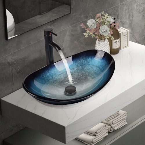 Elecwish oval countertop washbasin