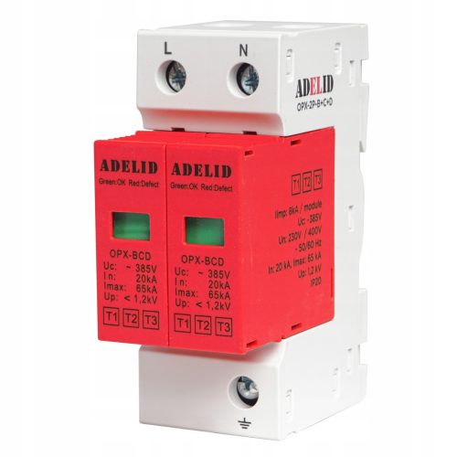  Adelid 385 V IP20 125 A surge arrester