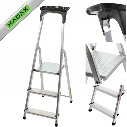 KADAX ladder 2.54 m aluminum up to 125 kg