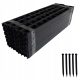 Edgings for the garden - Garden-technic garden edging, plastic, 5000 cm x 4.5 cm, black