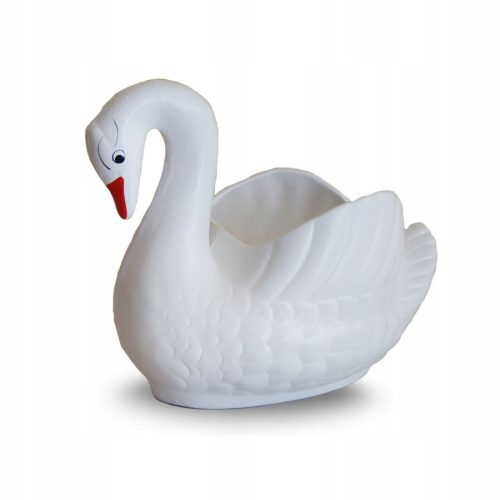  SWAN GARDEN FIGURINE FLOWER POT COVER DECORATION