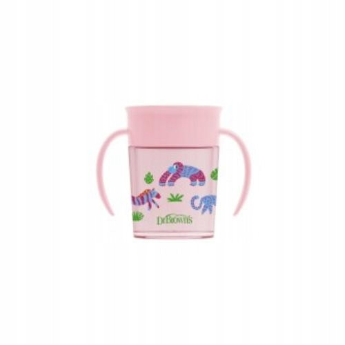  Dr Brown's 360 200ml Pink Learning Cup