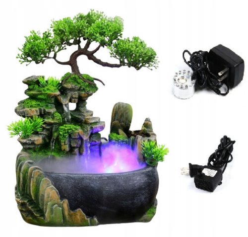 Garden fountain, decorative HOUSE DECORATIVE TREE FOUNTAIN WITH ATOMIZER